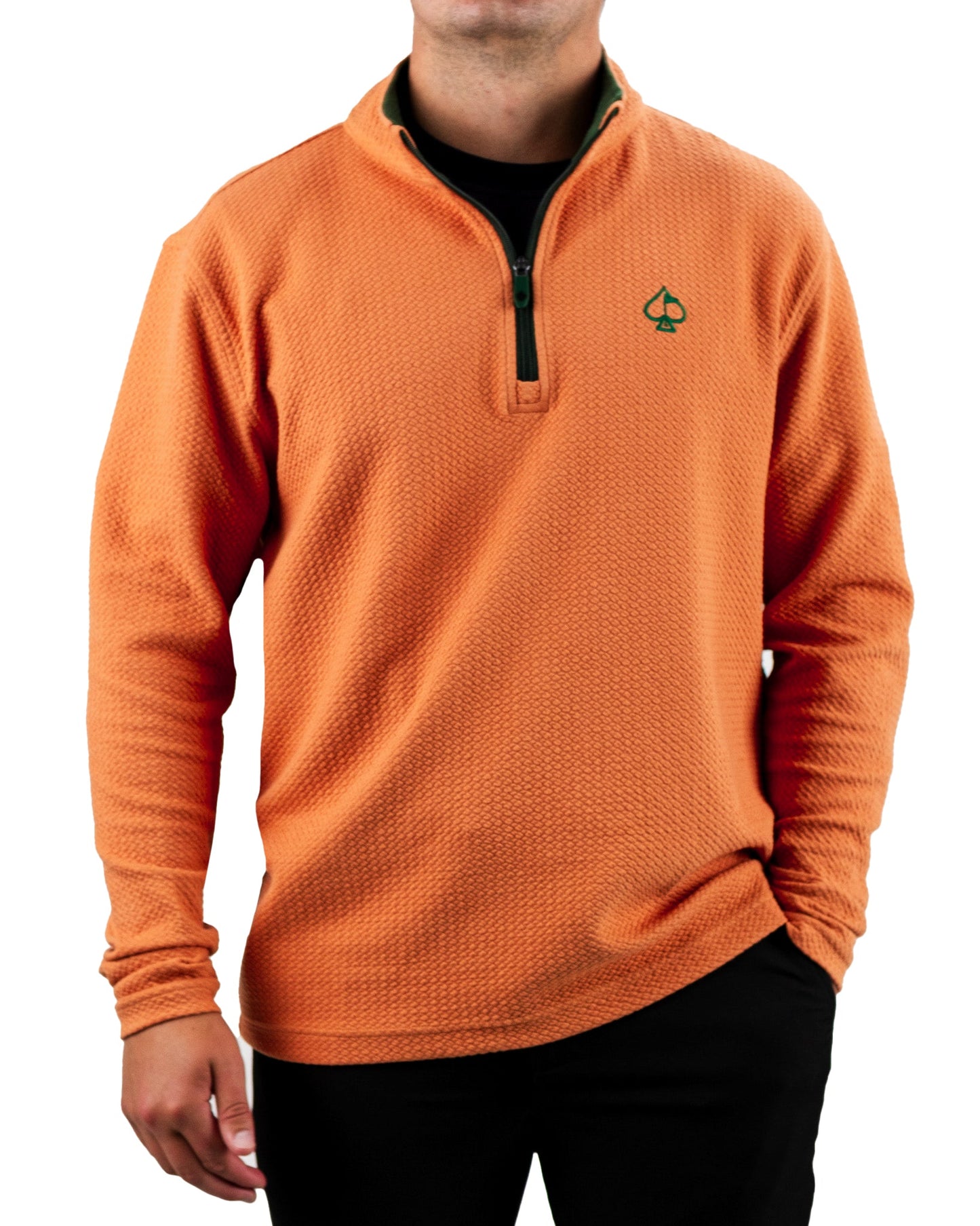 Player Preferred Waffle Knit Pullover - Pumpkin - L image