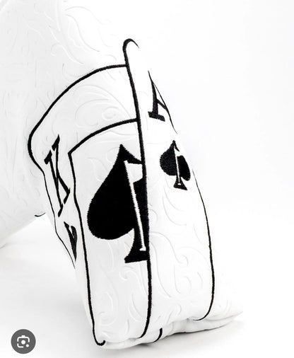 White out Ace of spades blade putter cover image 2