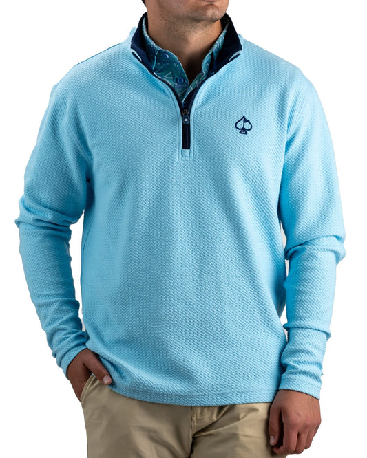 Player Preferred™ Waffle Knit Pullover - Sky Blue image 0