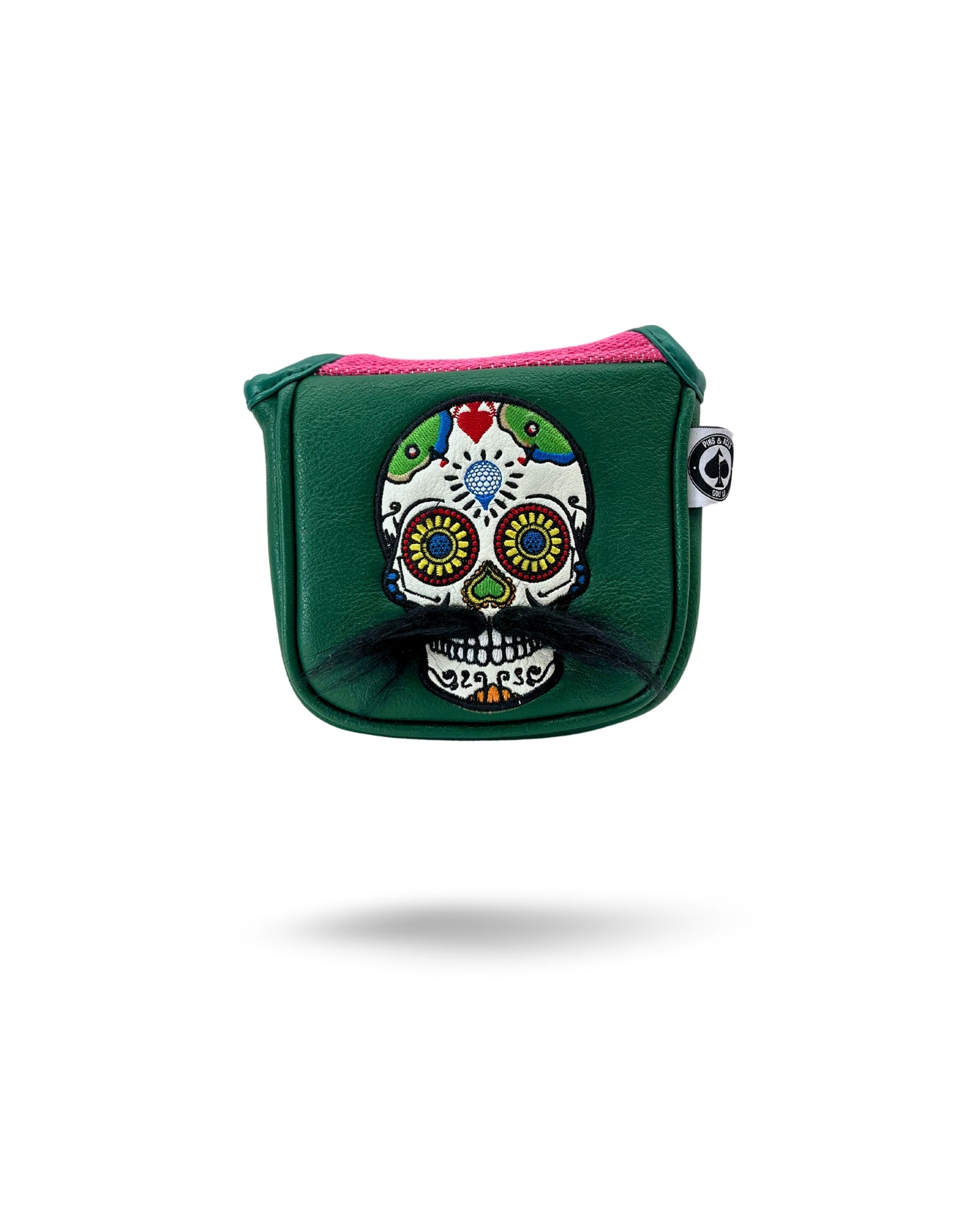 Mustache Sugar Skull - Mallet Putter Cover image 6