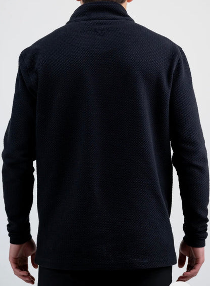 Player preferred waffle knit pullover black image 2