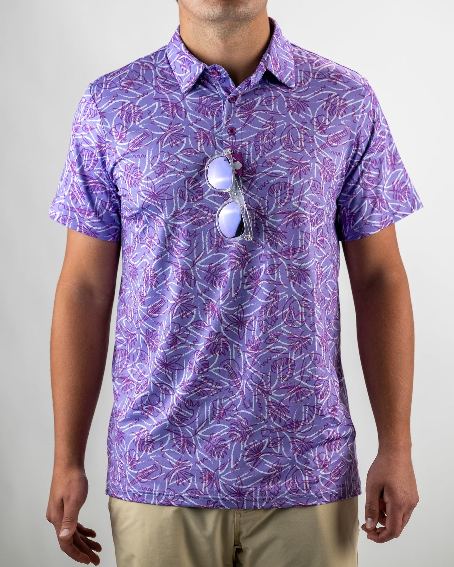 Margaritaville 5 O'Clock Sunset Polo Shirt image 1