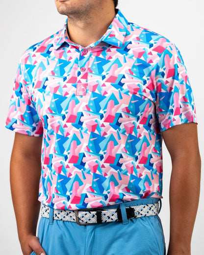 Floating Geo Polo Shirt image 1