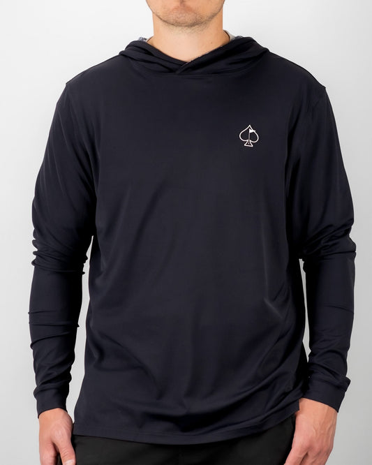 Performance Golf Hoodie - Black Flush image 0