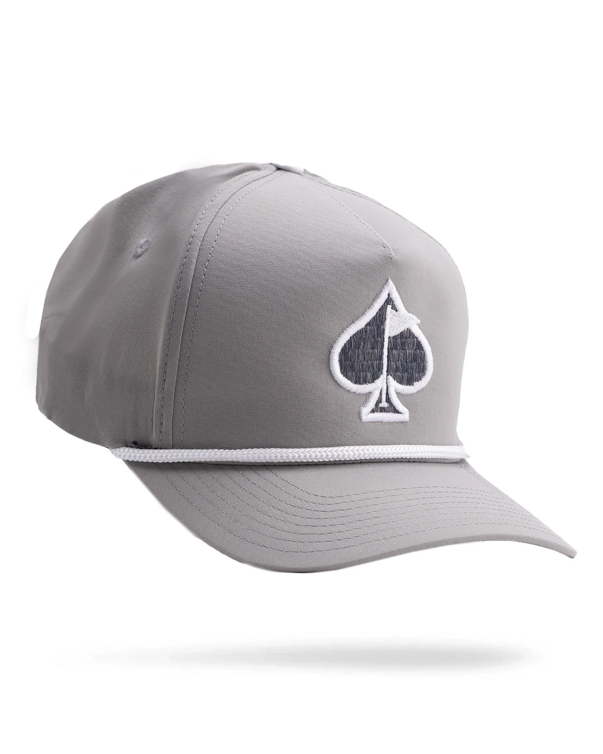 Fairway Wave &amp; Spade Rope Hat Grey image 0