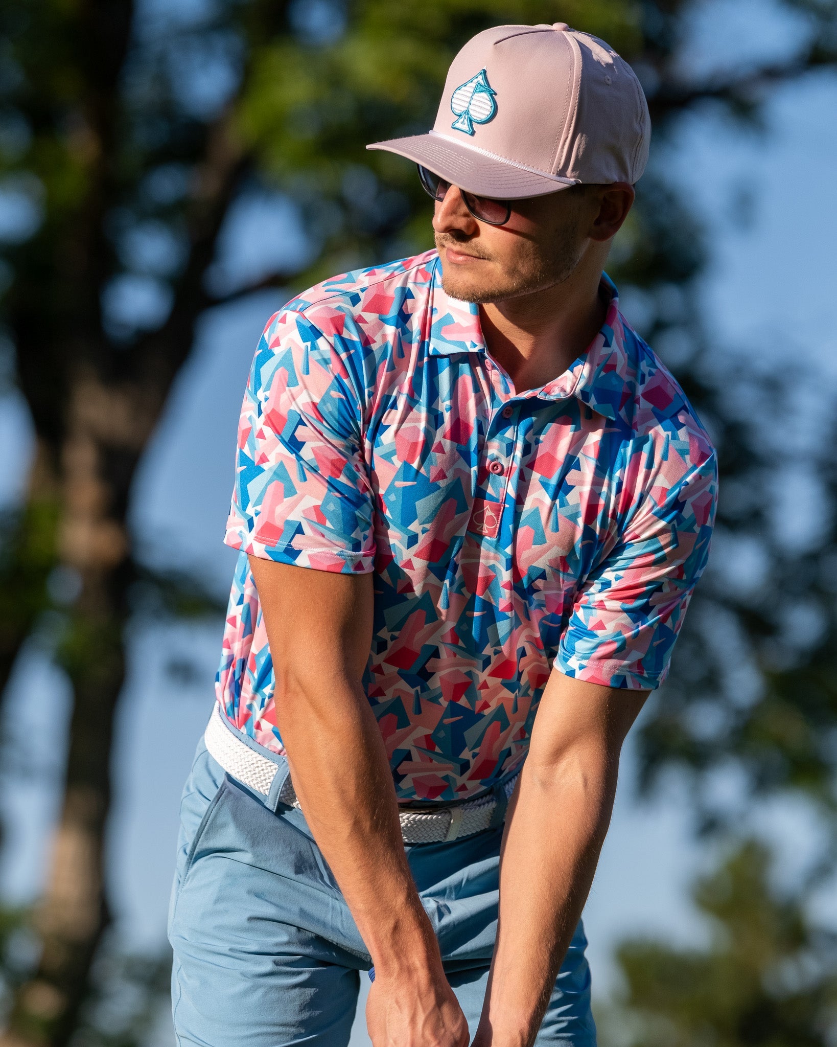 Floating Geo Polo Shirt image 2
