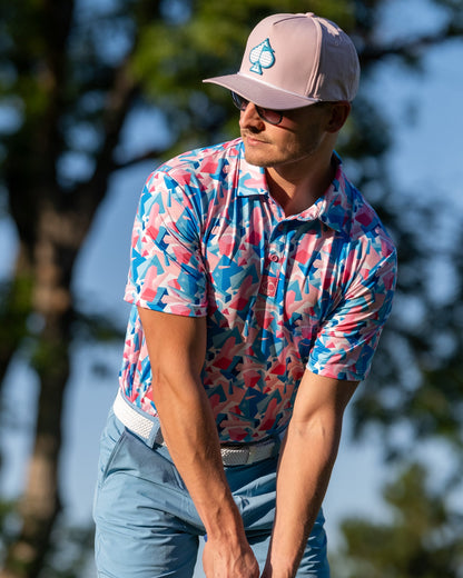 Floating Geo Polo Shirt image 2