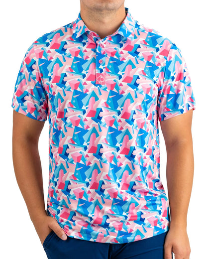 Floating Geo Polo Shirt image 0