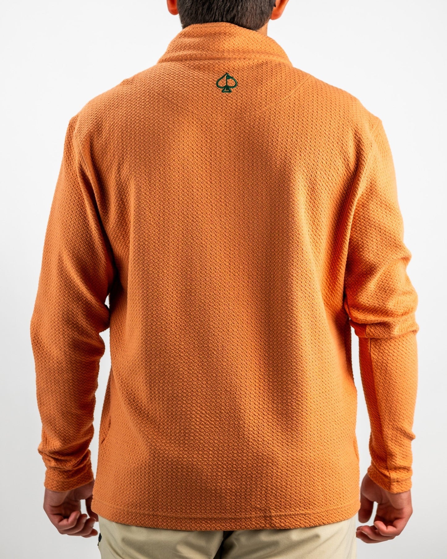 Player Preferred Waffle Knit Pullover - Pumpkin image 5