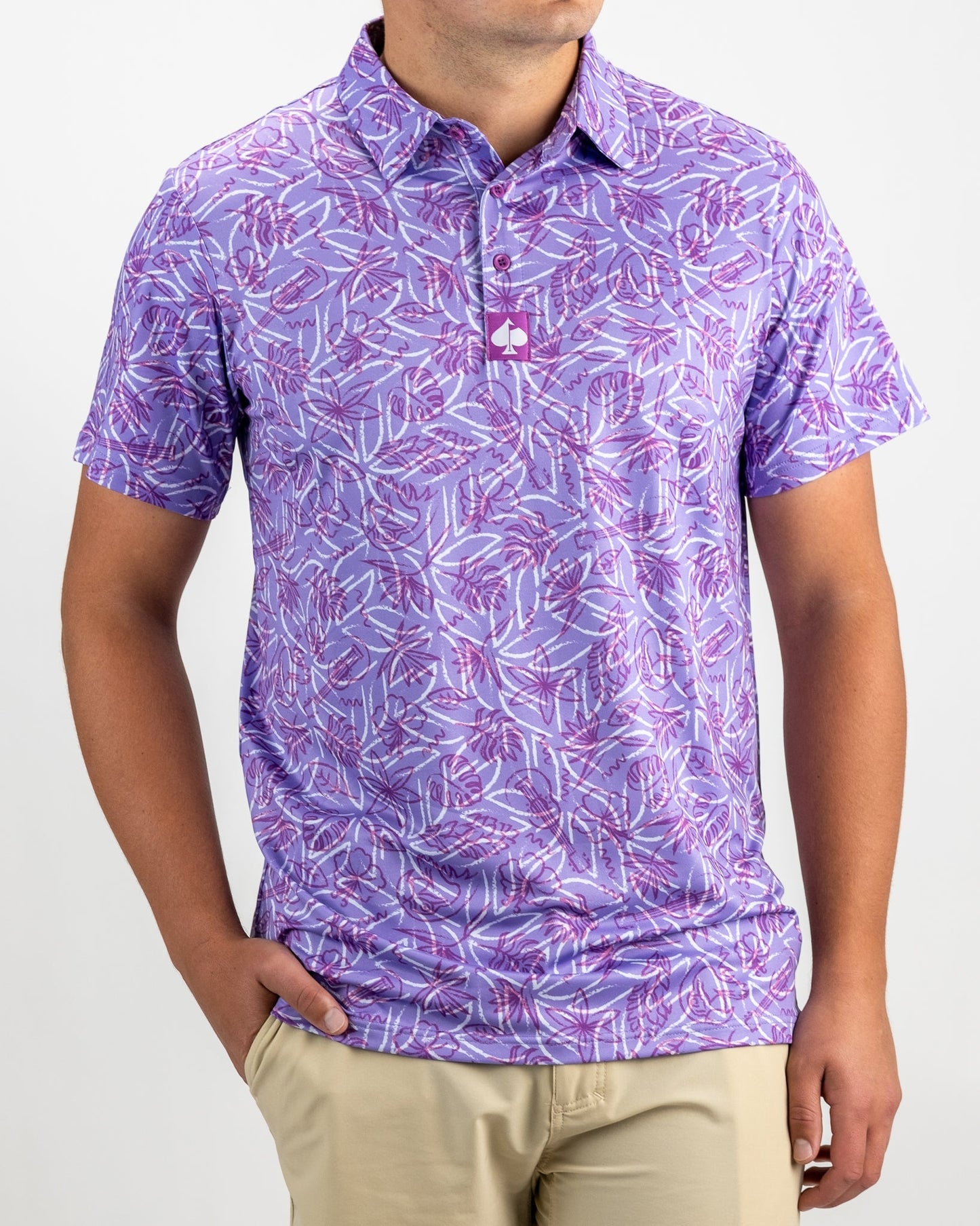 Margaritaville 5 O'Clock Sunset Polo Shirt image 0