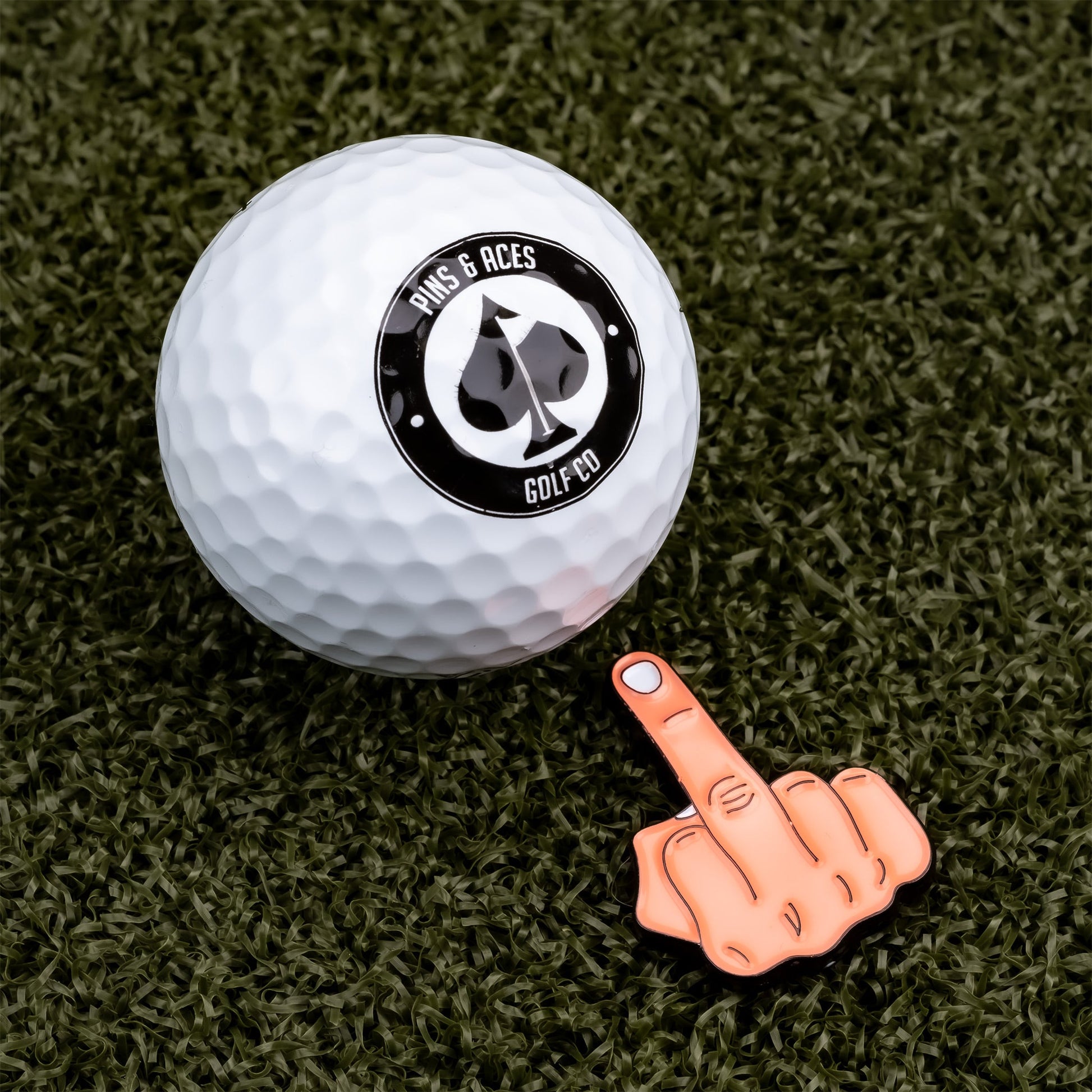 Middle Finger Ball Marker image 1
