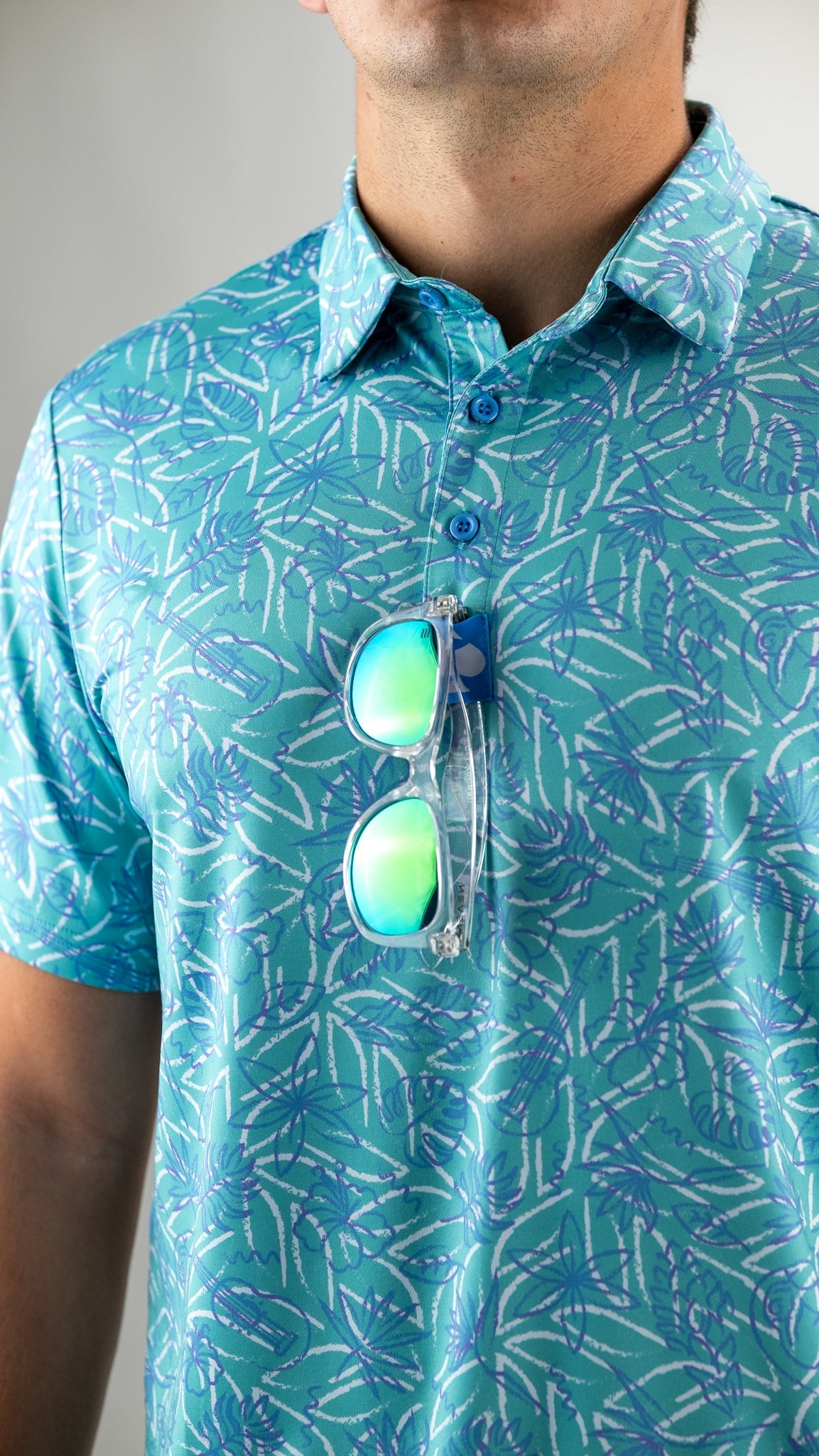 Margaritaville 5 O'Clock Ocean Polo Shirt image 5