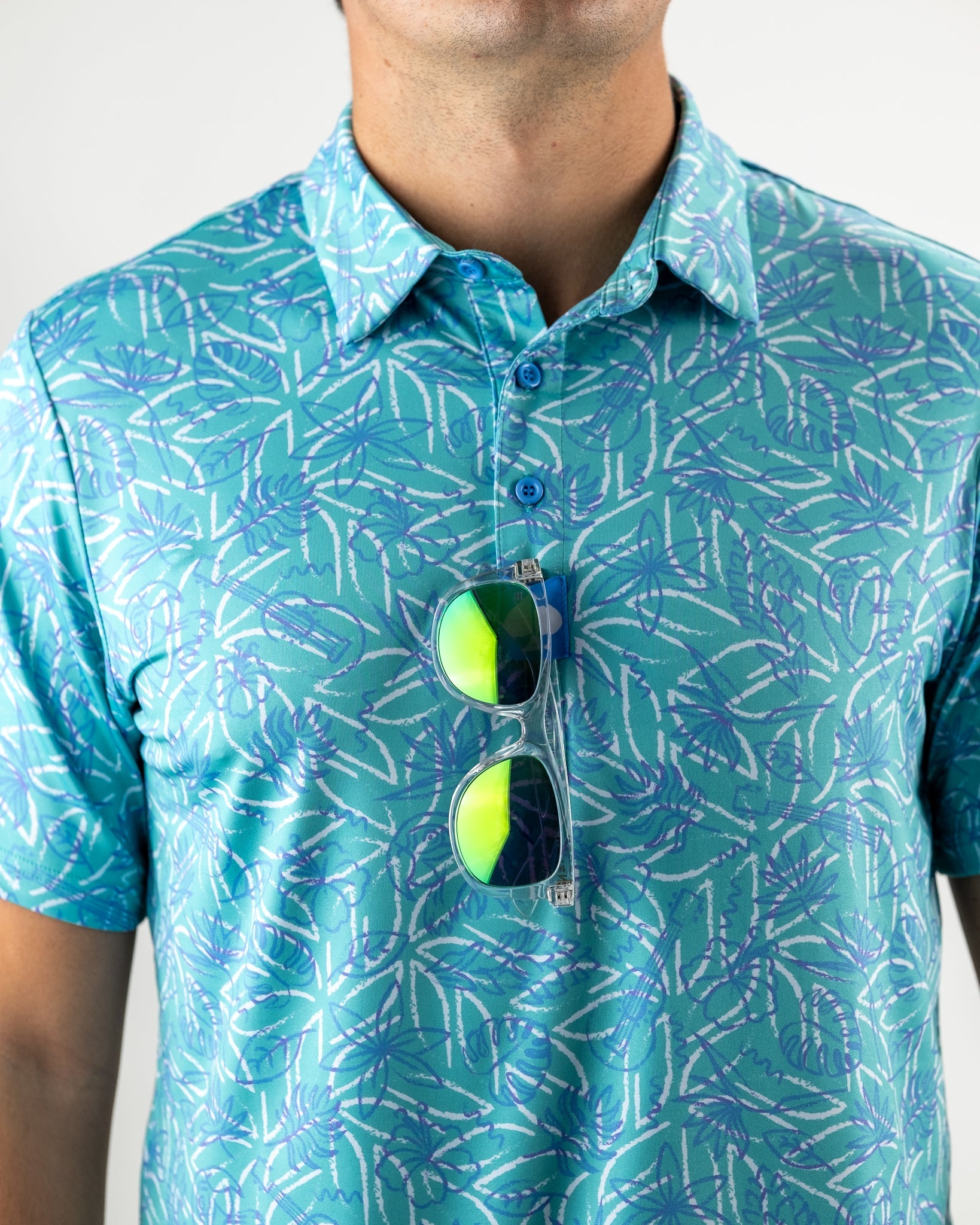 Margaritaville 5 O'Clock Ocean Polo Shirt image 4