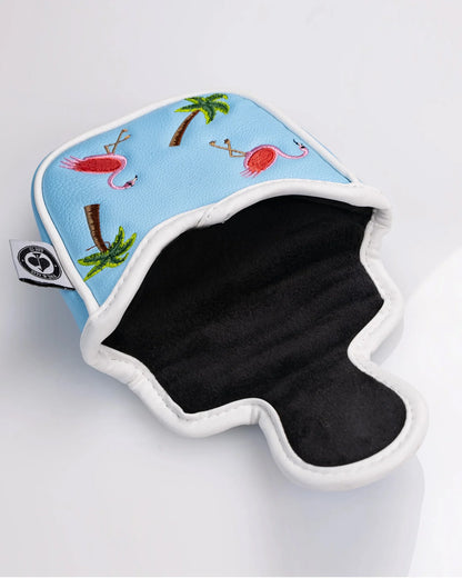 Dancing Flamingos Mallet Putter Cover image 2