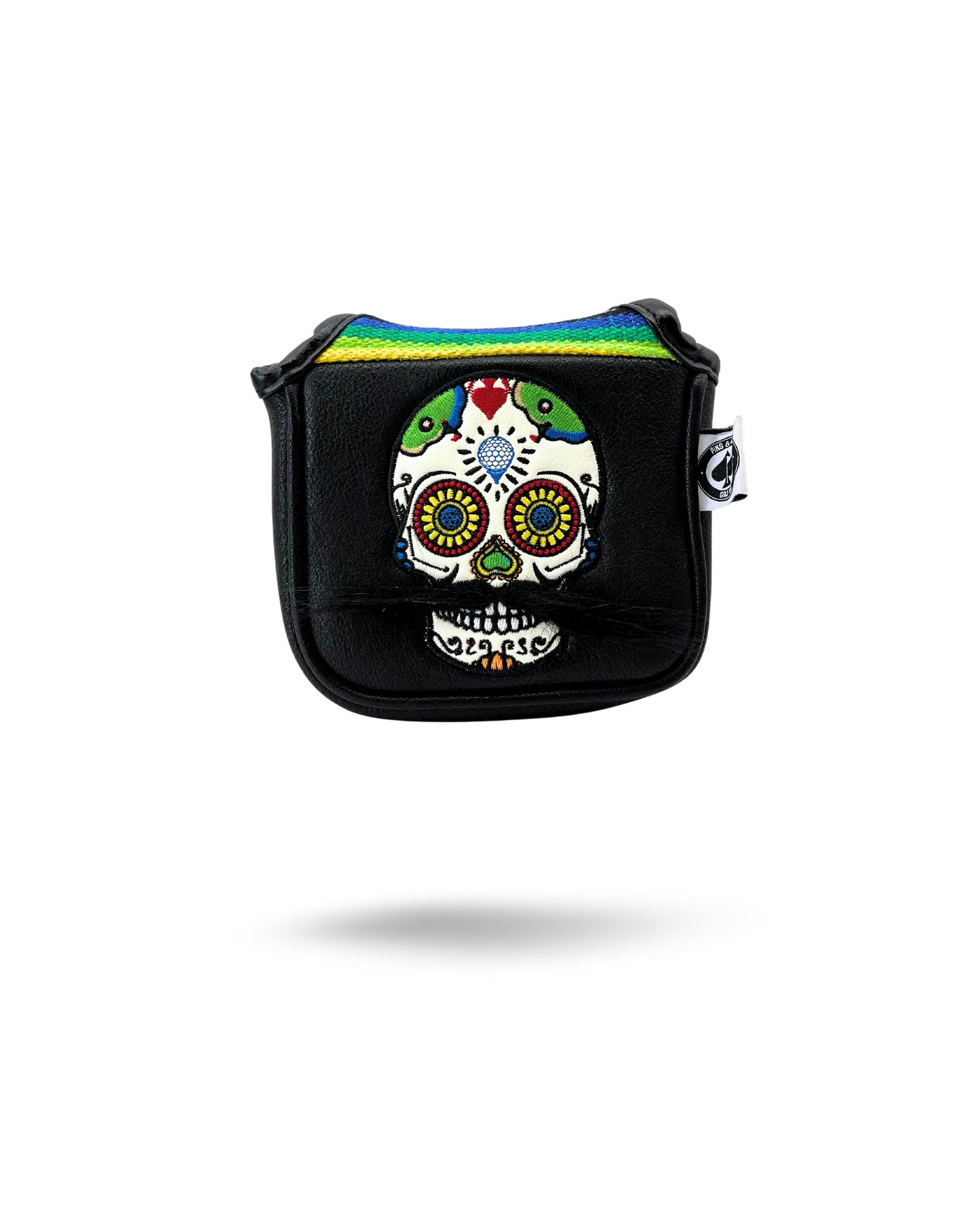 Mustache Sugar Skull - Mallet Putter Cover image 7