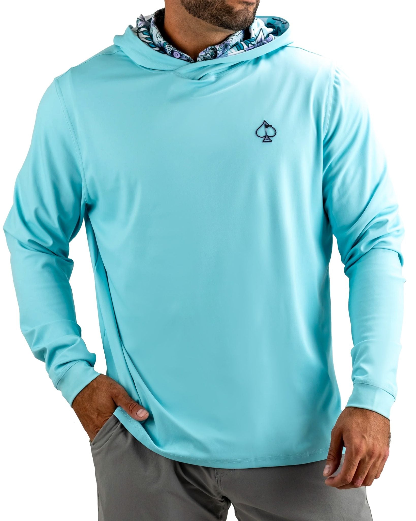Performance Golf Hoodie - Fresh Floral - M image